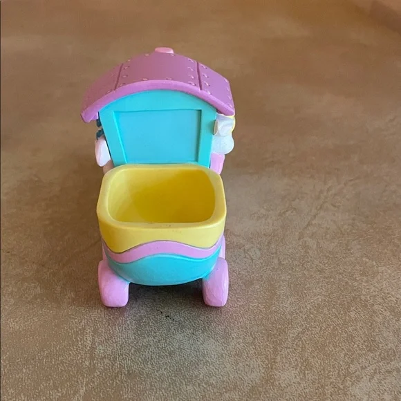 1993 Hallmark Easter Bunny Train - Pink and Blue - Picture 5 of 11